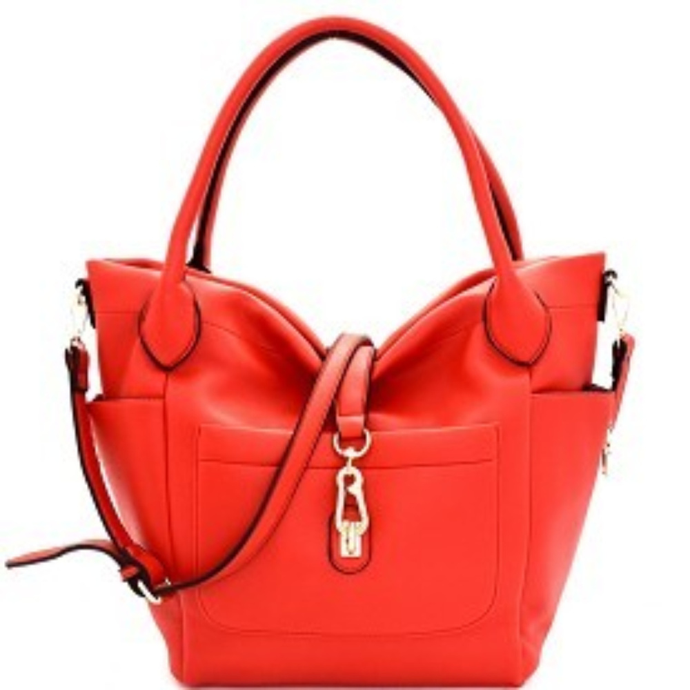 Extra Large Red Diophy Handbag